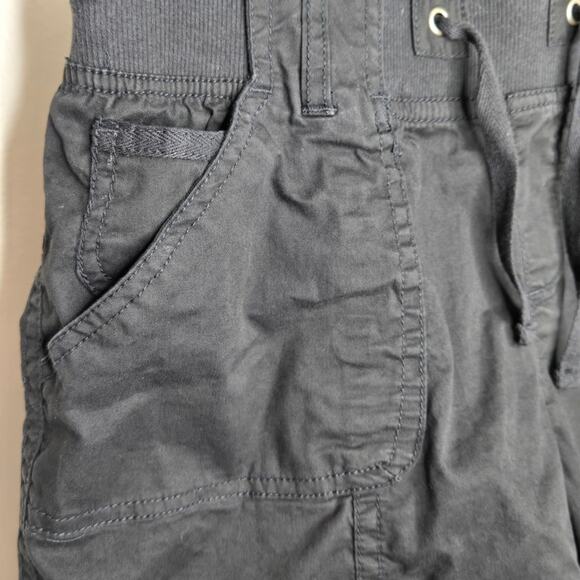 Maurices Black Cotton Wide Waistband with Drawstring Shorts Size M - Picture 2 of 4